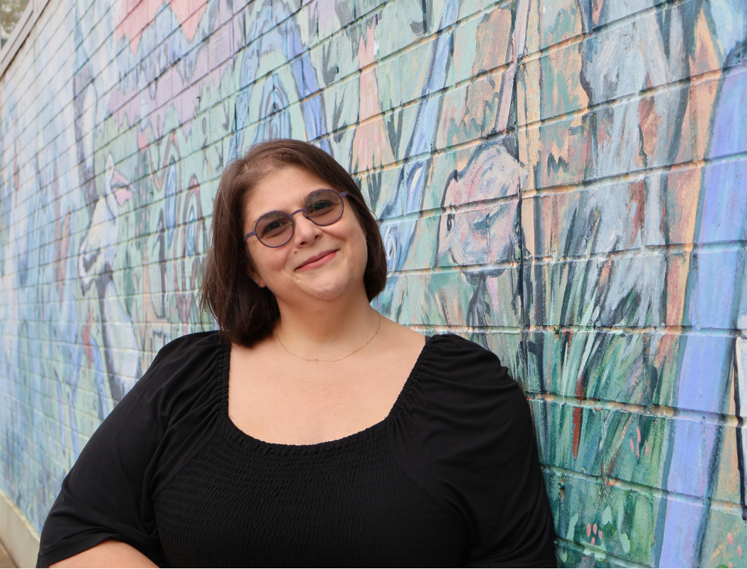 woman smiling at camera
